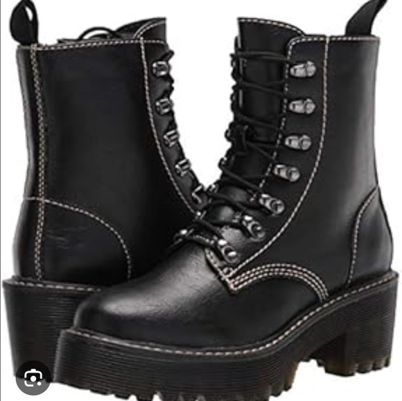 Madden Girl Hawke Black Lace-Up Combat Boots - Picture 9 of 10